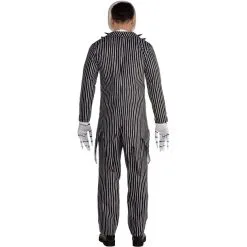 AMSCAN Adult Jack Skellington Deluxe Costume - Disney The Nightmare Before Christmas -Party Themes Sales P919128 01