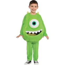 AMSCAN Kids' Mike Wazowski Costume - Pixar Monsters, Inc.
