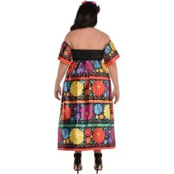 AMSCAN Sugar Skull Beauty Plus Size Costume For Adults - Day Of The Dead -Party Themes Sales P919325 01