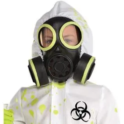 AMSCAN Kids' Radioactive Hazmat Suit Glow-in-the-Dark Costume -Party Themes Sales P919491 01