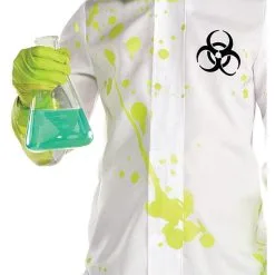 AMSCAN Kids' Radioactive Hazmat Suit Glow-in-the-Dark Costume -Party Themes Sales P919491 02