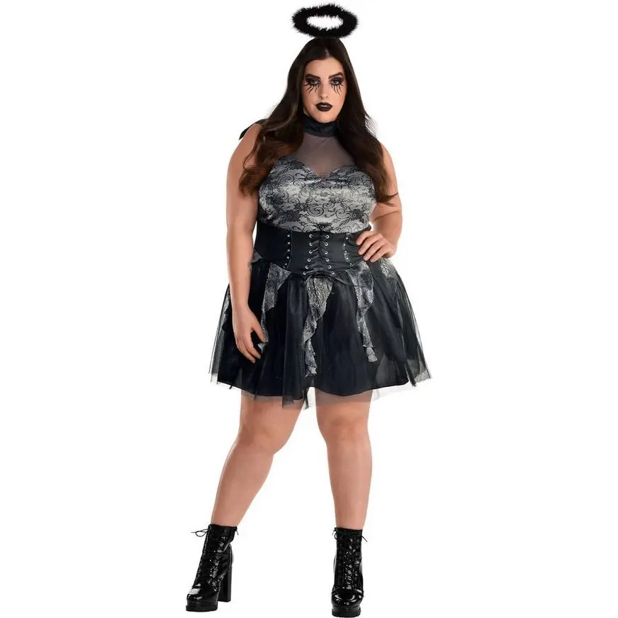 AMSCAN Adult Bad Angel Costume - Plus Size 3 AMSCAN Adult Bad Angel Costume - Plus Size