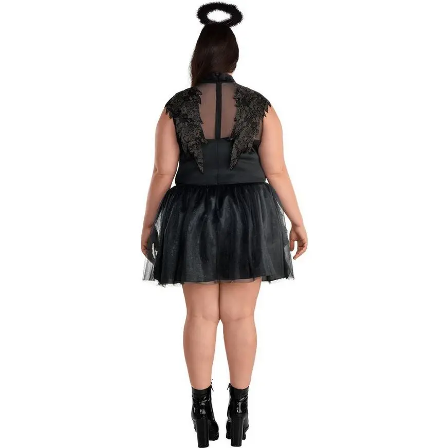 AMSCAN Adult Bad Angel Costume - Plus Size 4 AMSCAN Adult Bad Angel Costume - Plus Size - Image 2