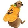 Fuzzy Halloween Pumpkin Costume For Dogs -Party Themes Sales P923045
