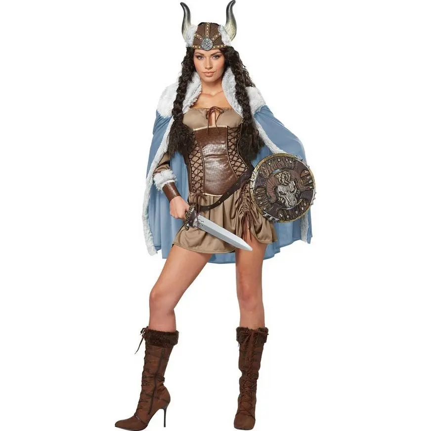 California Costume Collection Viking Vixen Costume For Adults 3 California Costume Collection Viking Vixen Costume For Adults