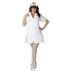 Adult Hospital Honey Nurse Costume - Plus Size