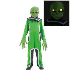 SEASONAL VISIONS INT'L LTD Light-Up Extreme Alien Commander Costume For Kids 