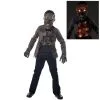 SEASONAL VISIONS INT'L LTD Kids' Light-Up Extreme Scorched Zombie Deluxe Costume 