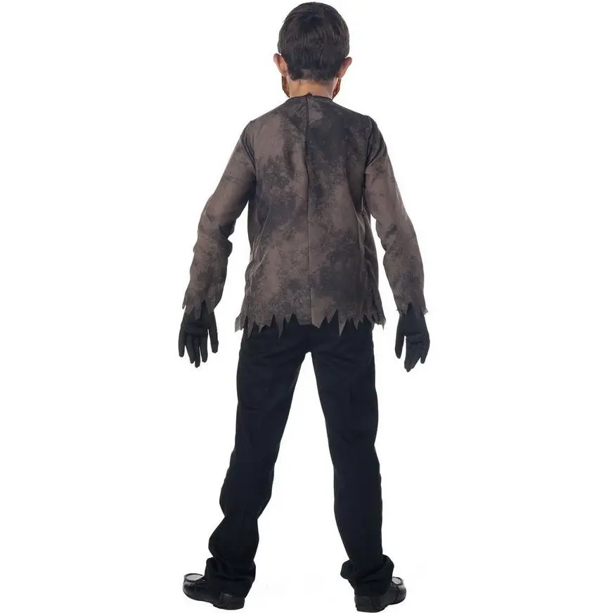 SEASONAL VISIONS INT'L LTD Kids' Light-Up Extreme Scorched Zombie Deluxe Costume 4 SEASONAL VISIONS INT'L LTD Kids' Light-Up Extreme Scorched Zombie Deluxe Costume - Image 2
