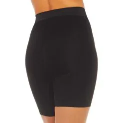 Black High-Waist Mid-Thigh Shapewear Shorts For Adults -Party Themes Sales P923919 01