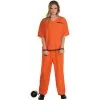 Women's Orange Prisoner Costume -Party Themes Sales P926395