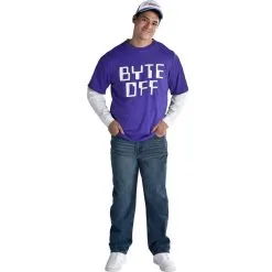 Party City Adult Dustin's Byte Off T-Shirt - Stranger Things 4 -Party Themes Sales P938751 01