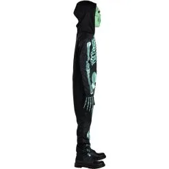 Kids' Glow-in-the-Dark Skeleton Costume -Party Themes Sales P941061 03
