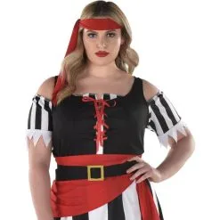 Adult Sultry Shipmate Plus Size Costume -Party Themes Sales P941079 01
