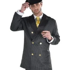 Adult Head Honcho Costume - 20s Gangster 6 Adult Head Honcho Costume - 20s Gangster -Party Themes Sales P941086 01