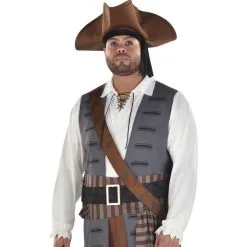 Adult Shiver Me Timbers Pirate Plus Size Costume -Party Themes Sales P941160 01