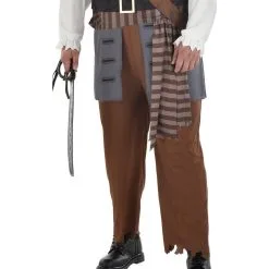 Adult Shiver Me Timbers Pirate Plus Size Costume -Party Themes Sales P941160 02