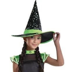 Kids' Midnight Witch Glow-in-the-Dark Costume -Party Themes Sales P941161 01