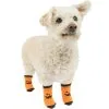 Party City Orange & Black Jack-o'-Lantern Anti-Slip Dog Socks