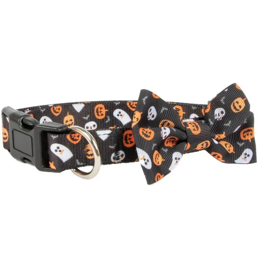 Party City Halloween Icons Bow Tie Dog Collar 3 Party City Halloween Icons Bow Tie Dog Collar