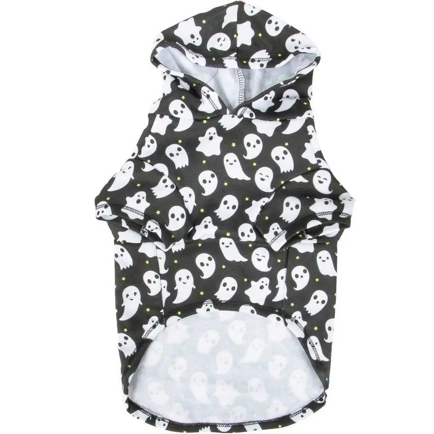 Party City Ghost Print Dog Hoodie 4 Party City Ghost Print Dog Hoodie - Image 2