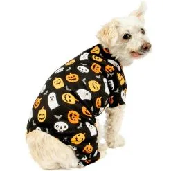 Party City Halloween Print Dog Pajamas