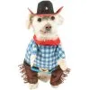 Party City Walking Western Cowboy Dog Costume