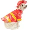 Party City Red Firefighter Dog Costume -Party Themes Sales P943196
