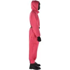 AMSCAN Adult Pink Soldier Guard Costume - Netflix Squid Game -Party Themes Sales P945772 05
