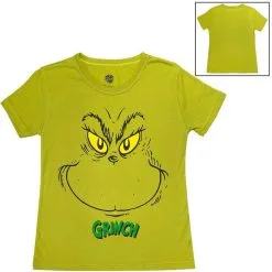 Adult Grinch Face T-Shirt -Party Themes Sales P950838 02